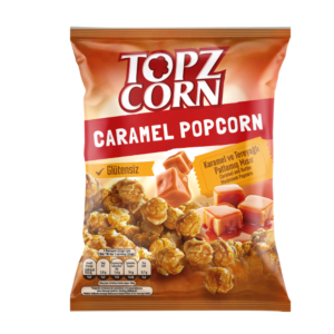 TopzCorn Air Popcorn Coated Caramel  100gr